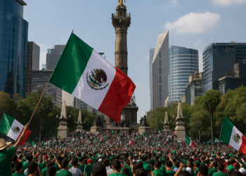 Celebran miles en el Ángel triunfo del Tri