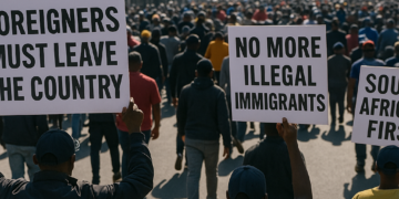 Miles de manifestantes protestan en Sudáfrica contra la inmigración ilegal en plena ola de xenofobia