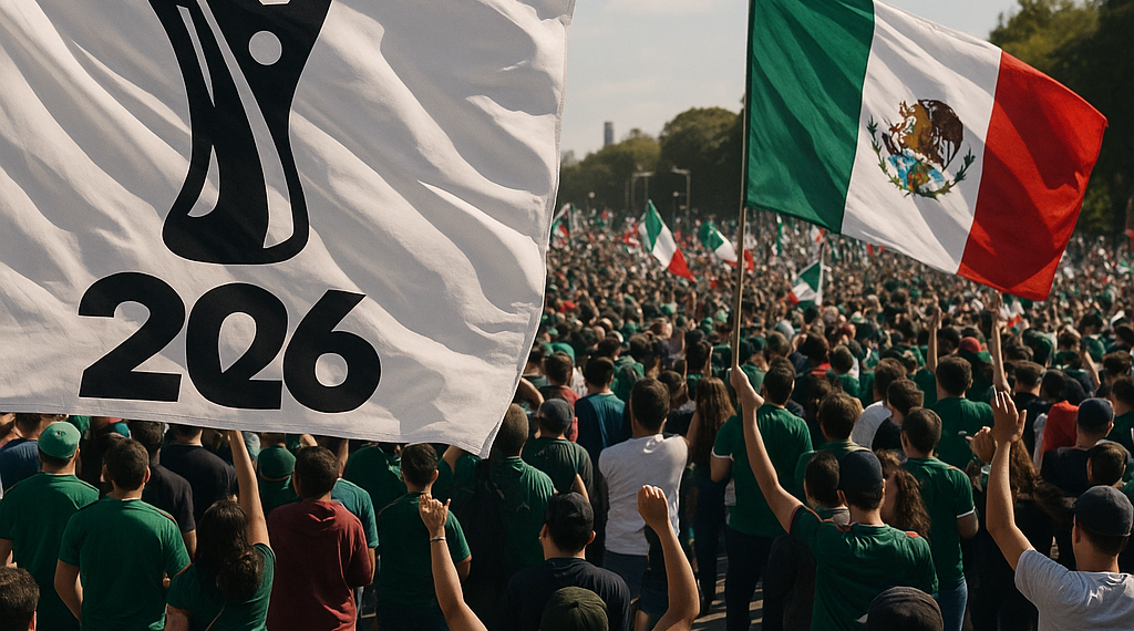 Miles participan en la Ola más grande del mundo para dar la bienvenida al Mundial 2026
