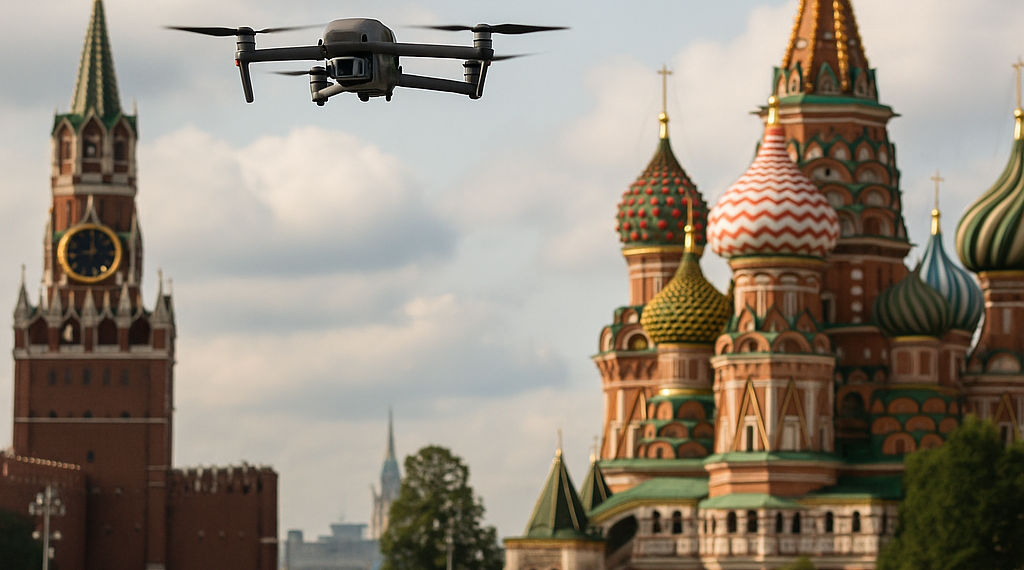 Moscú sufre un ataque ucraniano con drones a gran escala provocando el caos en la capital rusa