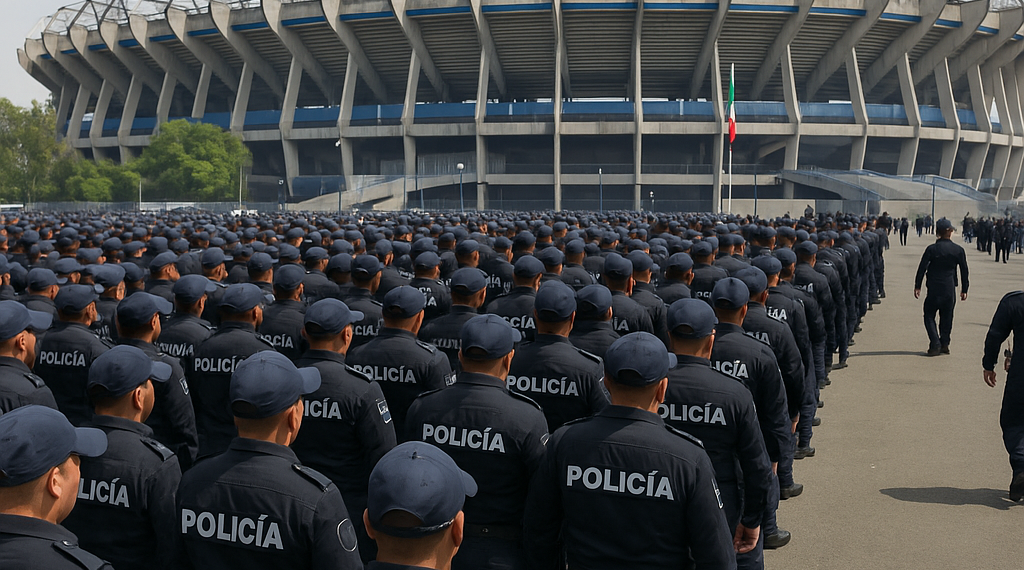 Despliegan a 8 mil policías para el México-Chequia