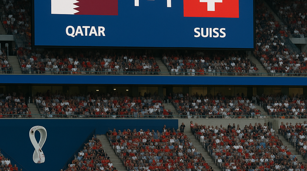 Mundial 2026: Qatar marca en el descuento para lograr heroico empate 1-1 ante Suiza por el Grupo B