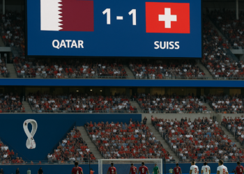 Mundial 2026: Qatar marca en el descuento para lograr heroico empate 1-1 ante Suiza por el Grupo B