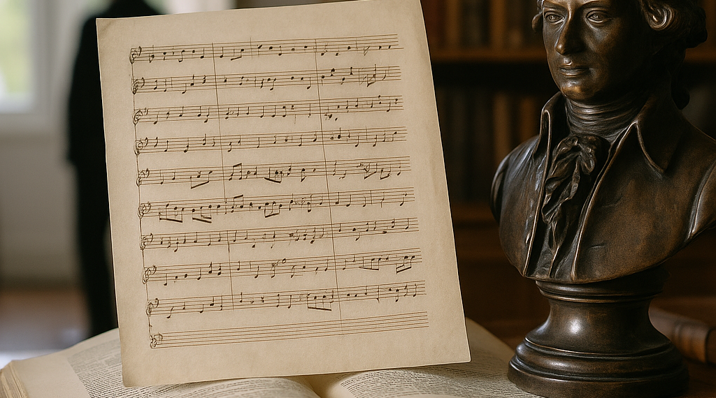 Manuscrito inédito de Mozart: Francia presentó siete obras nunca antes escuchadas