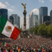 Festejan 800 mil el triunfo de México en Reforma