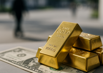 Oro baja de los 4,000 dólares por onza por fortaleza del dólar y señales de línea dura de la Fed