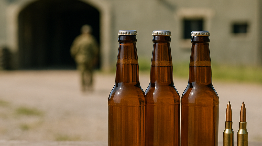 Oootro negocio  militar: ahora  hacen ¡cerveza!