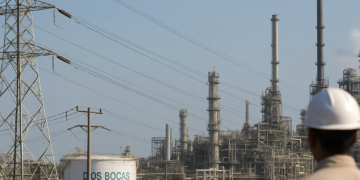 Pemex reporta falla eléctrica en la refinería de Dos Bocas