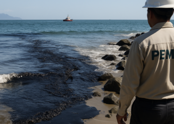 Pemex confirma derrame de aceite en Manzanillo