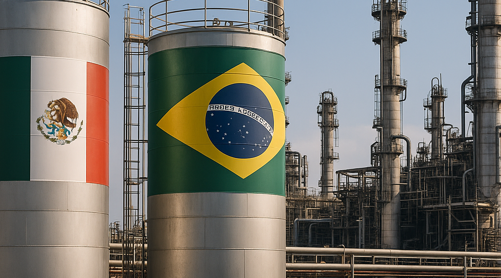 Pactan Pemex y Petrobras cooperación en petróleo y gas