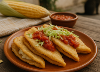 Peneques: Qué son y cómo preparar este antojito de maíz, queso y caldillo de jitomate