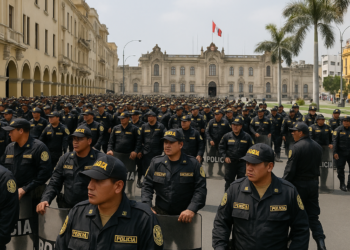 Perú despliega 7,000 policías en Lima ante marcha por resultados de la elección presidencial