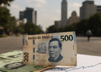Peso mexicano inicia la semana con ligero avance; mercado espera datos clave de inflación