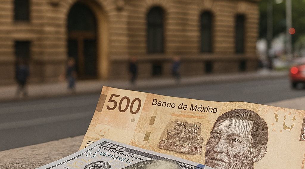 Peso mexicano retrocede levemente frente al dólar por cautela sobre Oriente Medio
