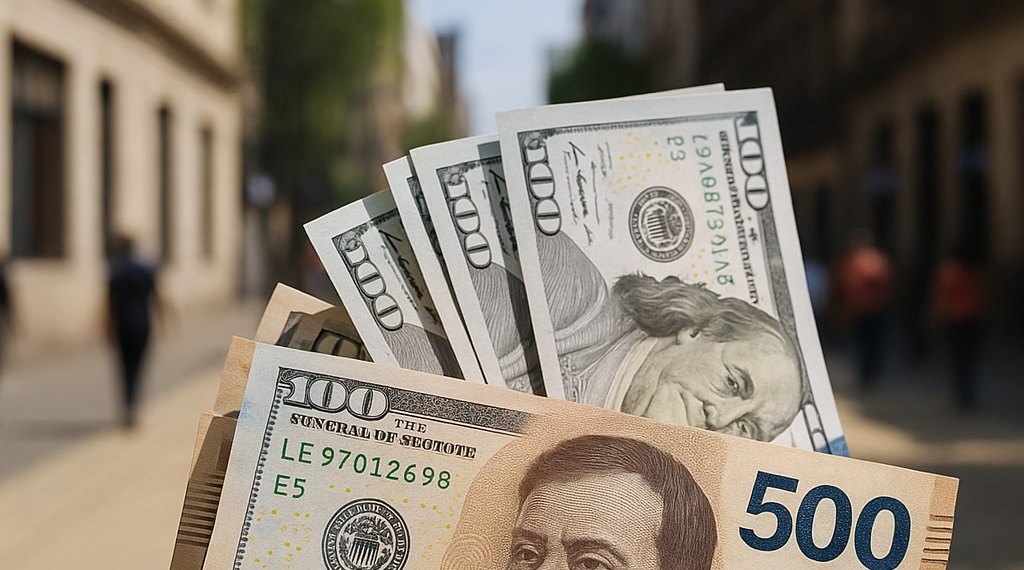 Peso mexicano se aprecia frente al dólar tras anuncio de alto el fuego entre Israel y Líbano