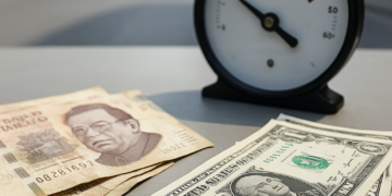 Peso mexicano cae por avance global del dólar; mercado atento a dato local de inflación