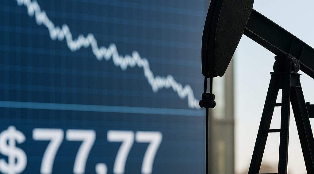 El petróleo volvió a caer: cedió un 3,3% y cerró debajo de USD 78 tras las señales de distensión entre Estados Unidos e Irán