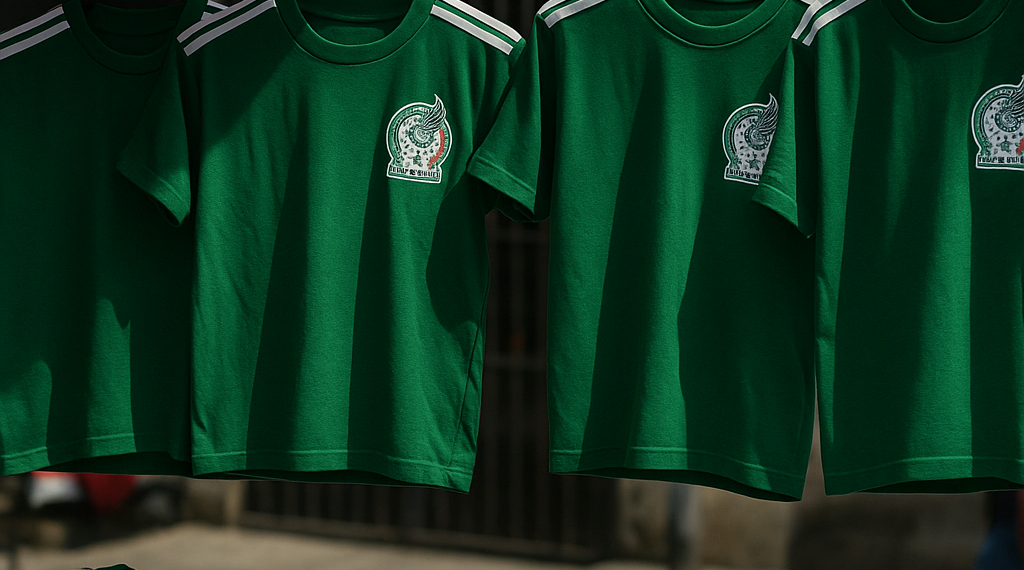 Playeras pirata del Tri desafían operativos rumbo al Mundial 2026