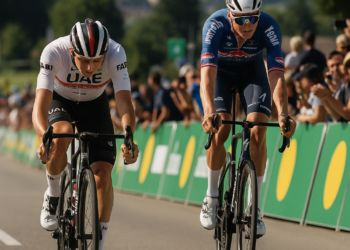 Pogacar se impone por un suspiro a Van der Poel en crono del Tour de Suiza