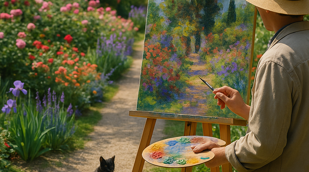 Why impressionists loved to paint gardens