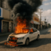 Incendian vehículos y atacan tiendas en Villahermosa