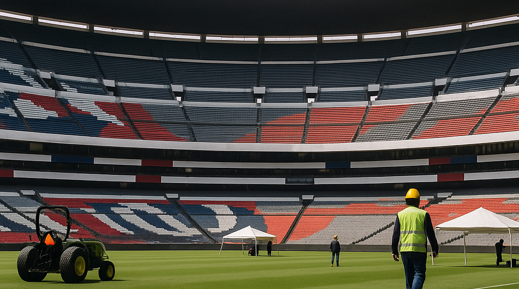 Alistan Estadio CDMX para visita de Infantino
