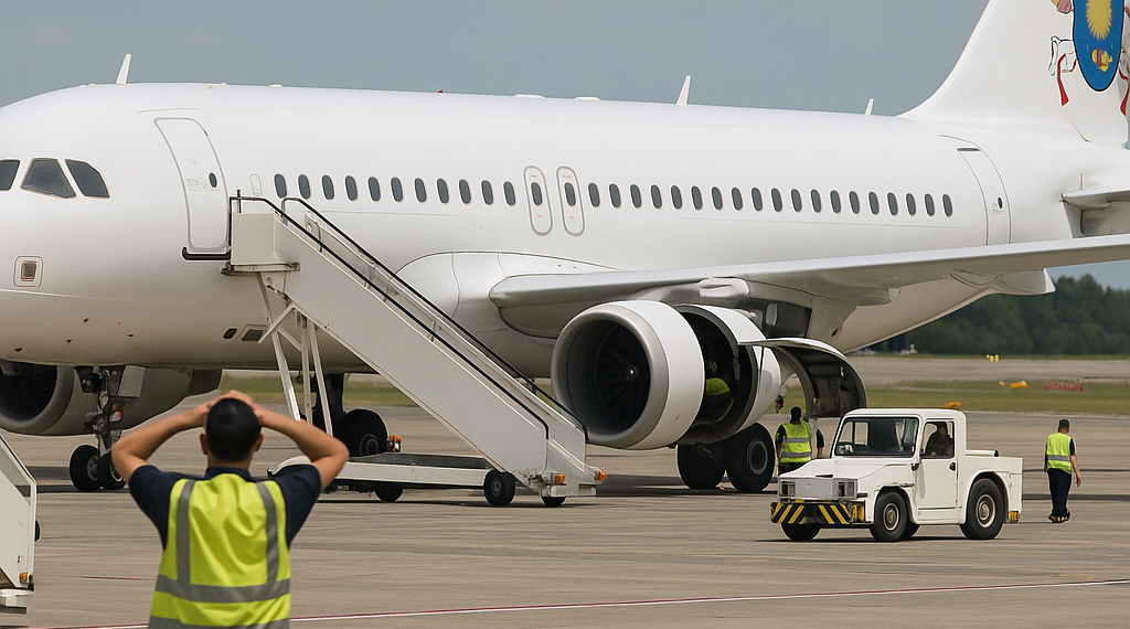 Sufre problema técnico avión del Papa; retrasa salida a Roma