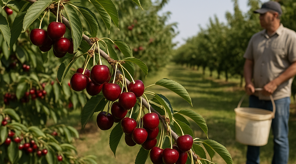 Productores de Estados Unidos prevén menor volumen de cerezas para México este verano