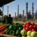Energéticos y verduras alivian la inflación
