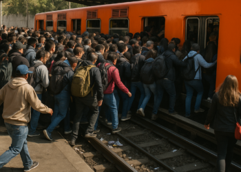 Alargan caos y enfado en Línea 2 del Metro