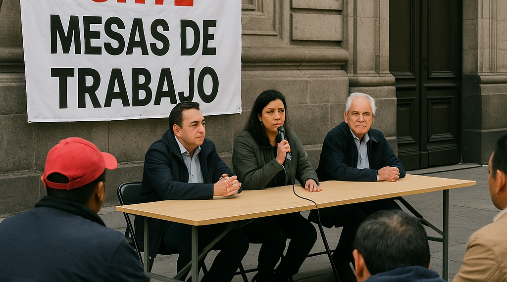 Ofrecen a CNTE mesas técnicas para atender demandas