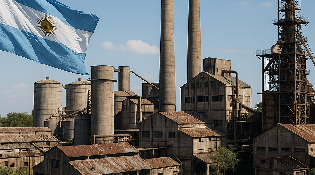 Reactivación industrial en Argentina ya es la más lenta desde 1980
