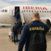 La llegada de España tras el partido de Puebla: caras de sueño y mensaje de De la Fuente