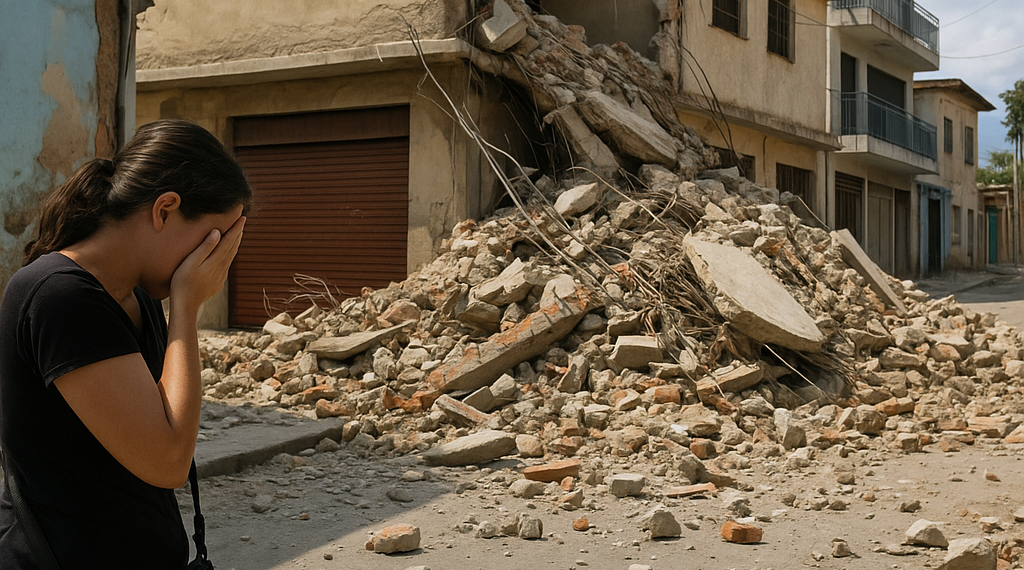 Testimonios entre lágrimas tras los terremotos en Venezuela: "El escenario era de una película de terror"