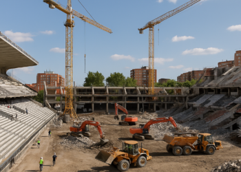 La Comunidad de Madrid plantea una remodelación integral del estadio de Vallecas