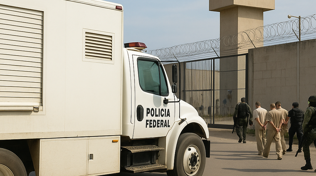 Trasladan reos de Culiacán y Mazatlán a penales federales