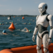 Robots humanoides se unieron a los atletas humanos en una regata de barcas en el suroeste de China