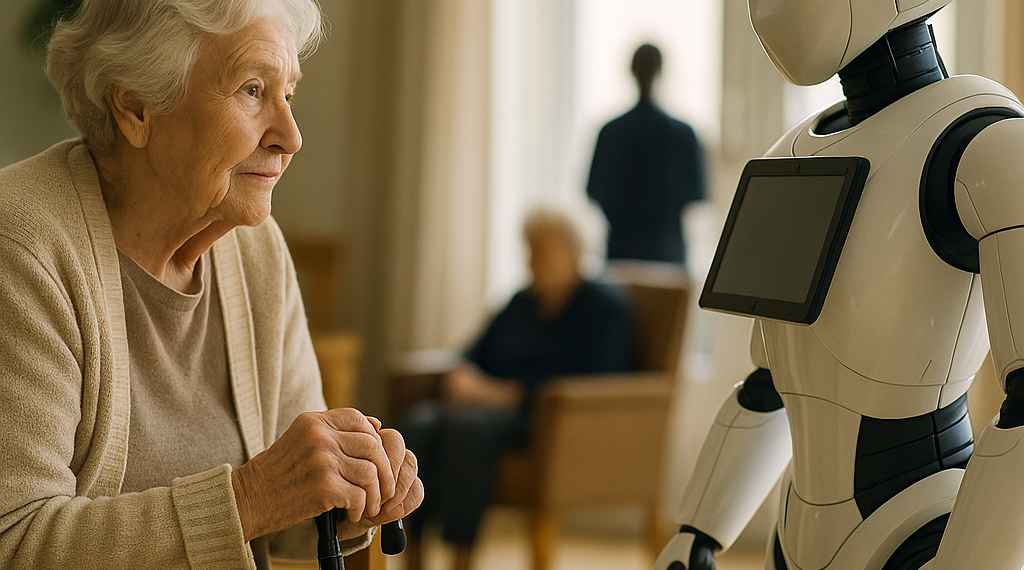Inteligencia artificial y robots en residencias desafían la relación tradicional entre asistencia humana y soluciones tecnológicas para los silvers