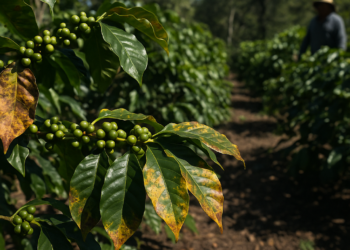 Hongo de la roya en 11% de cafetales en Puebla, no impide crecer en rendimiento