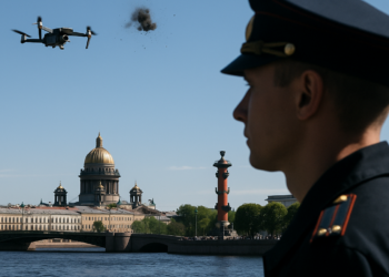 Rusia intercepta 25 drones cerca de San Petersburgo, donde se celebra el "Davos ruso"