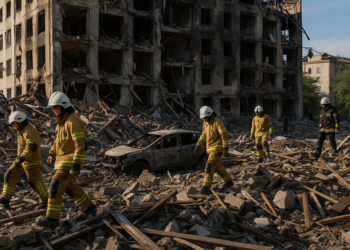 Rusia lanzó un nuevo ataque masivo contra Ucrania: cinco rescatistas murieron en Kharkiv mientras combatían un incendio