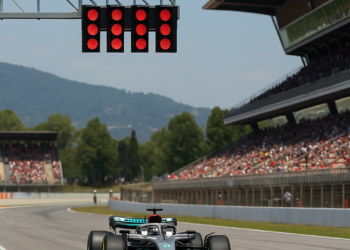 Consigue Russell la pole position en Barcelona