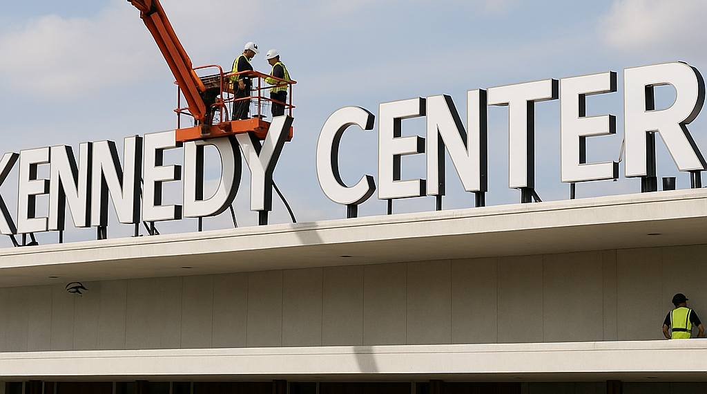 The Kennedy Center Sign Is Restored. But There’s A Bigger Issue