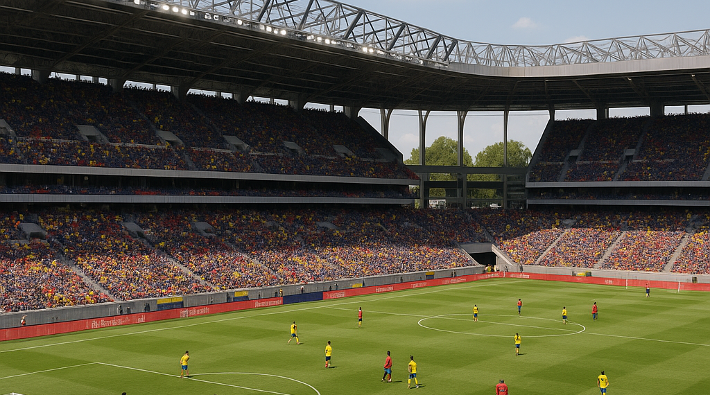 Abren puertas del Estadio CDMX para debut de Colombia
