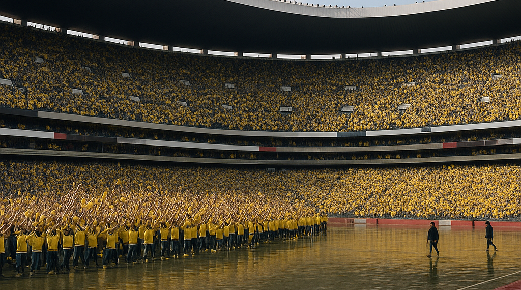 Se inunda el Estadio CDMX ¡con la marea amarilla!