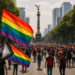 Se congregan en Reforma para marcha del orgullo LGBT+