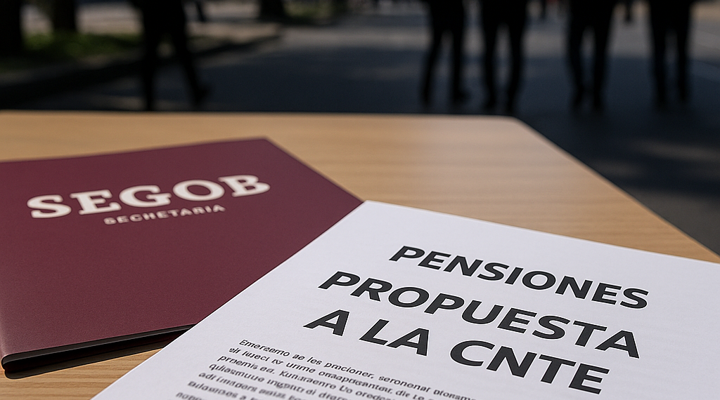 Pide Segob a CNTE contrapropuesta sobre pensiones
