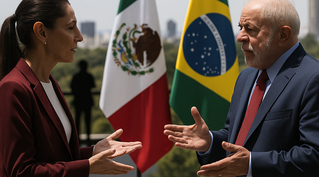 Sheinbaum conversa con Lula da Silva sobre los avances logrados en los compromisos de cooperación