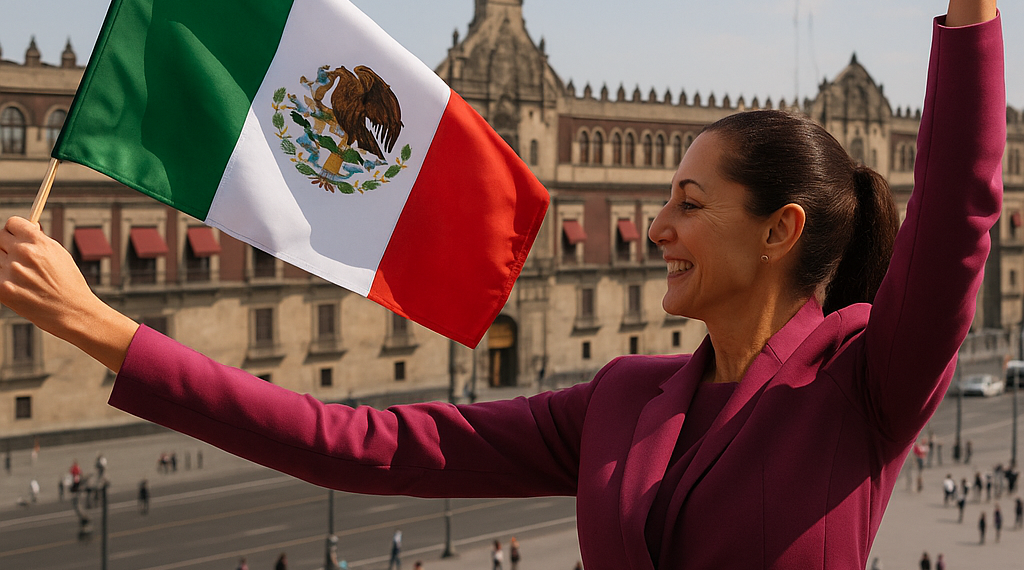Celebra Sheinbaum triunfo de México alejada de protestas