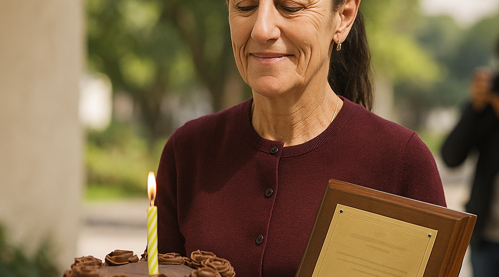 Sheinbaum celebra su cumpleaños entre felicitaciones políticas y reconocimiento internacional